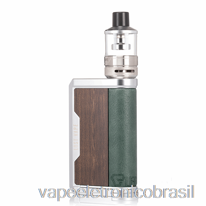 Vape Recarregável Vape Perdido Centaurus Q200 Starter Kit [podtank] Ss Teakwood